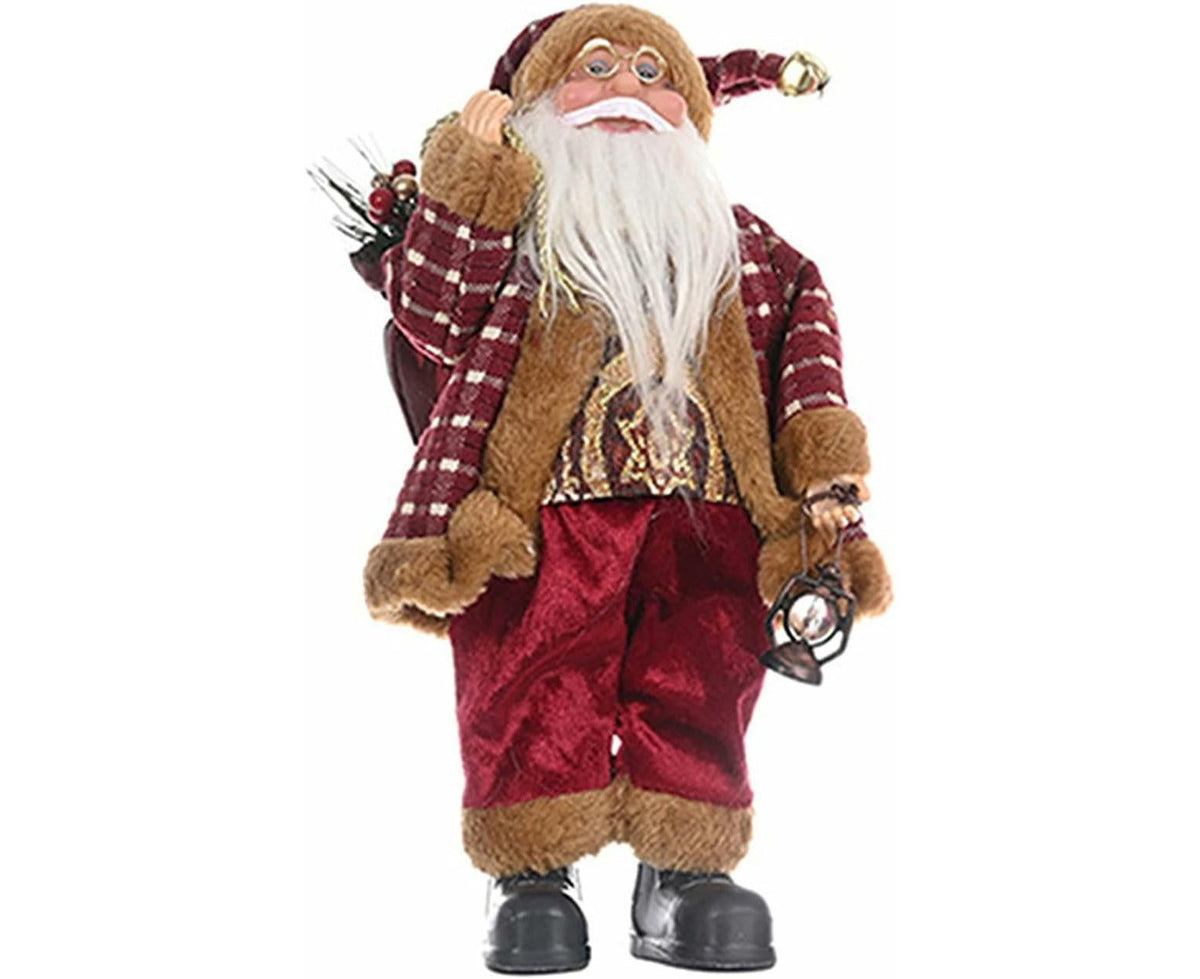 Standing Santa Claus Figurine 30x20cm – Christmas Party Decor