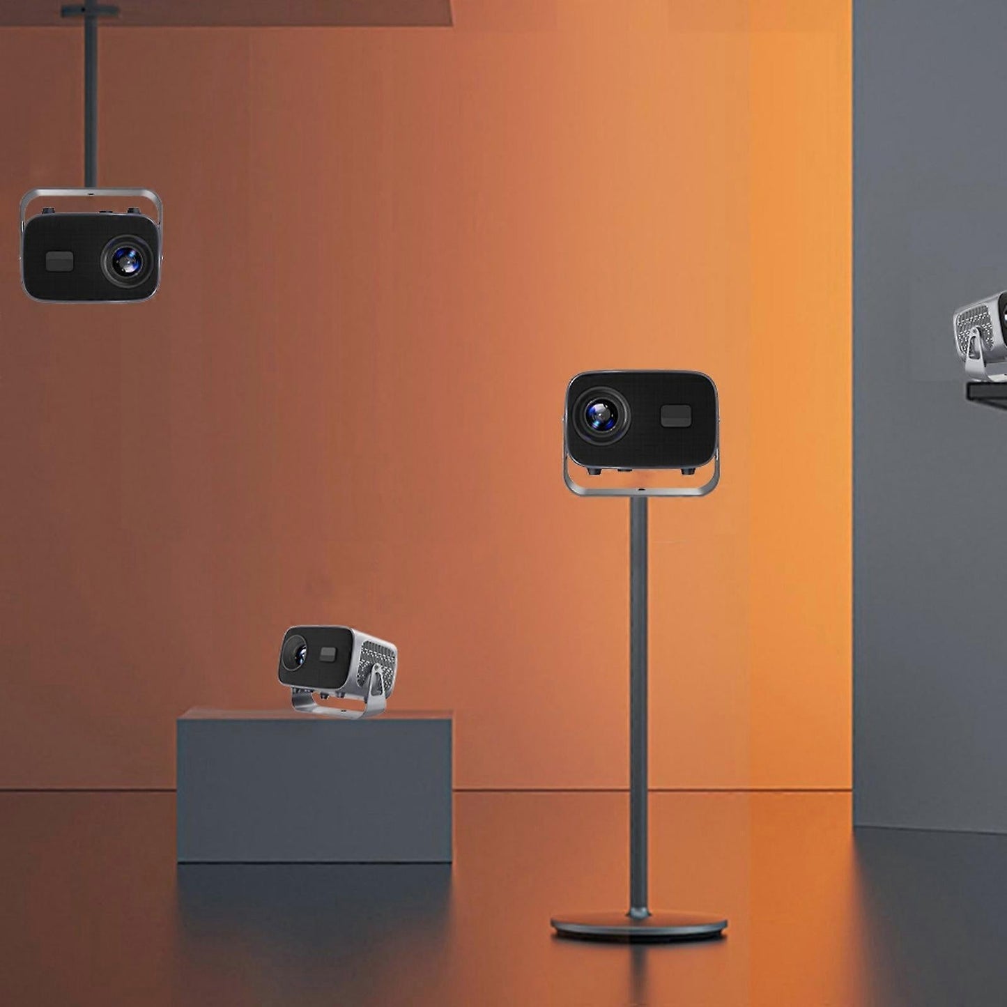 Portable 4K Projector - Smart Video Projector for Home opera