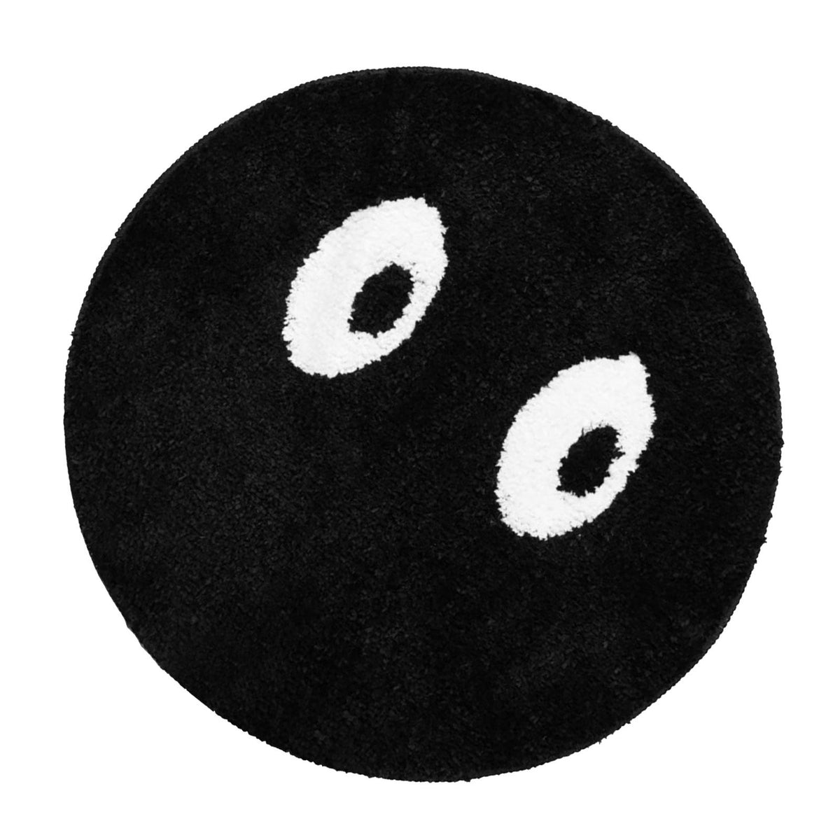 Cute Round Flocking Rug 80x80cm – Non-Slip