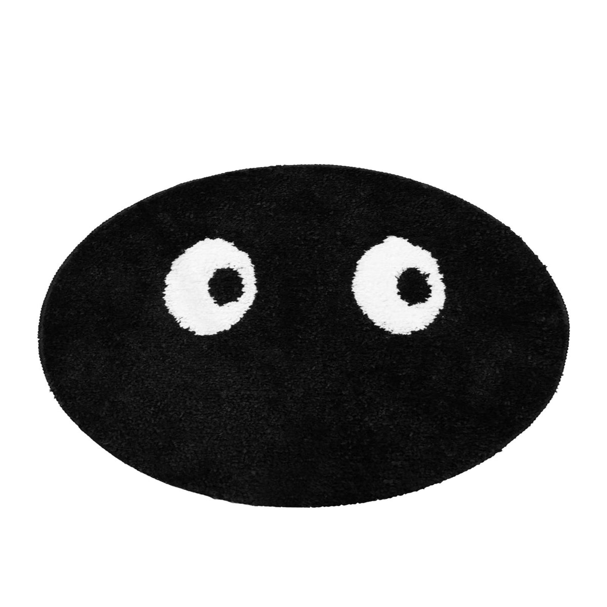 Cute Round Flocking Rug 80x80cm – Non-Slip