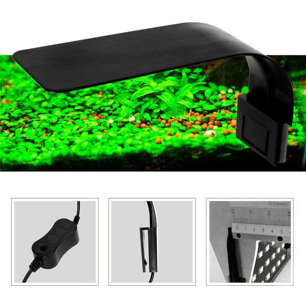 10W Ultrathin LED Aquarium Light with Clip