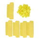 100 Pack Yellow Cattle Ear Tags – Polyurethane Livestock ID