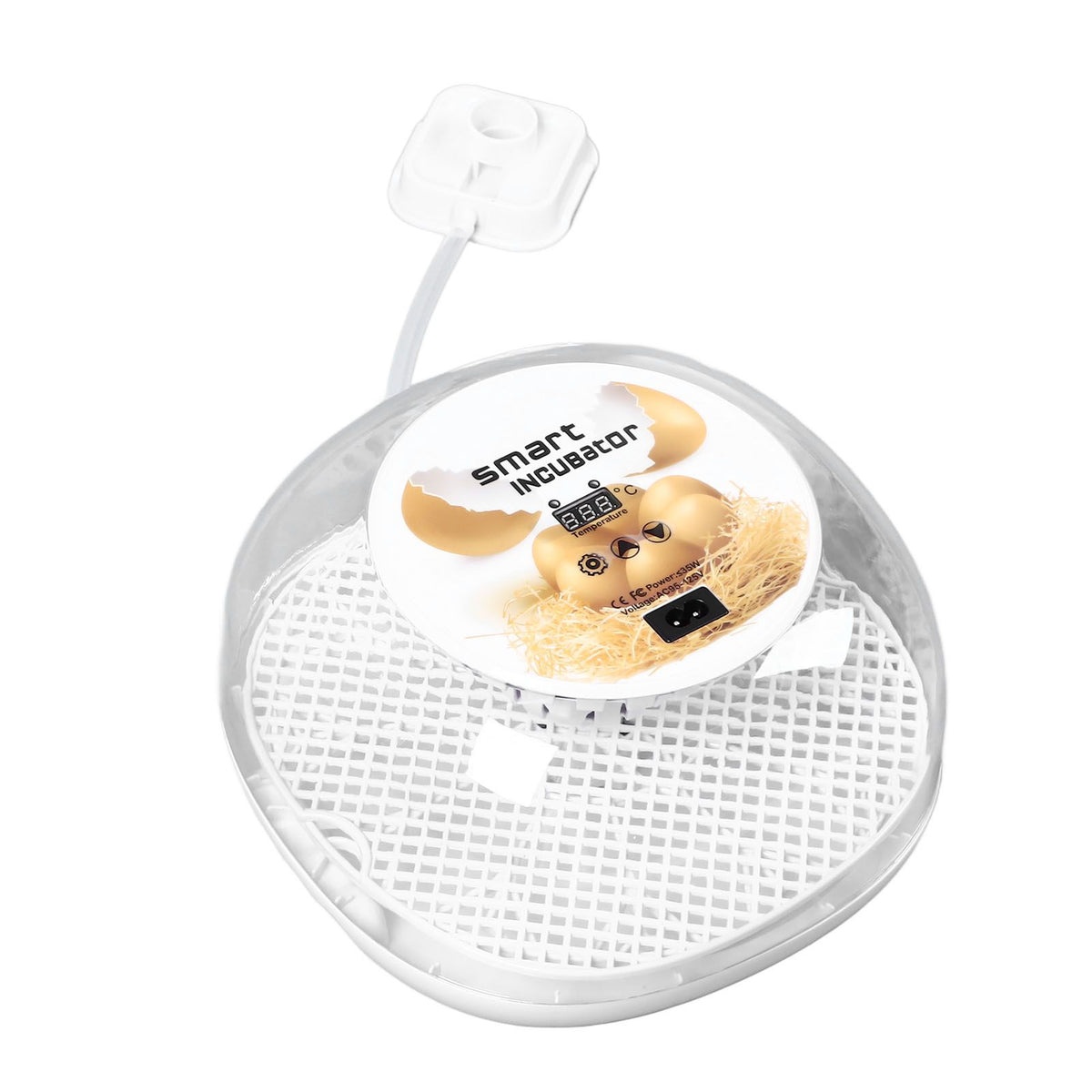 12 Egg Automatic Incubator with Egg Turner – 360 Degree View