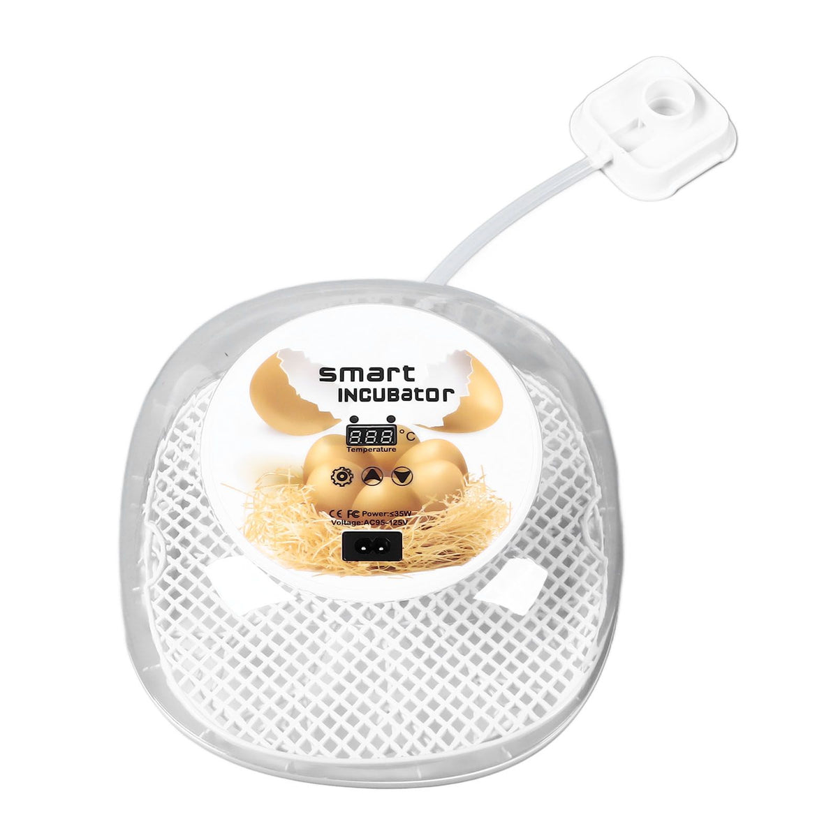 12 Egg Automatic Incubator with Egg Turner – 360 Degree View