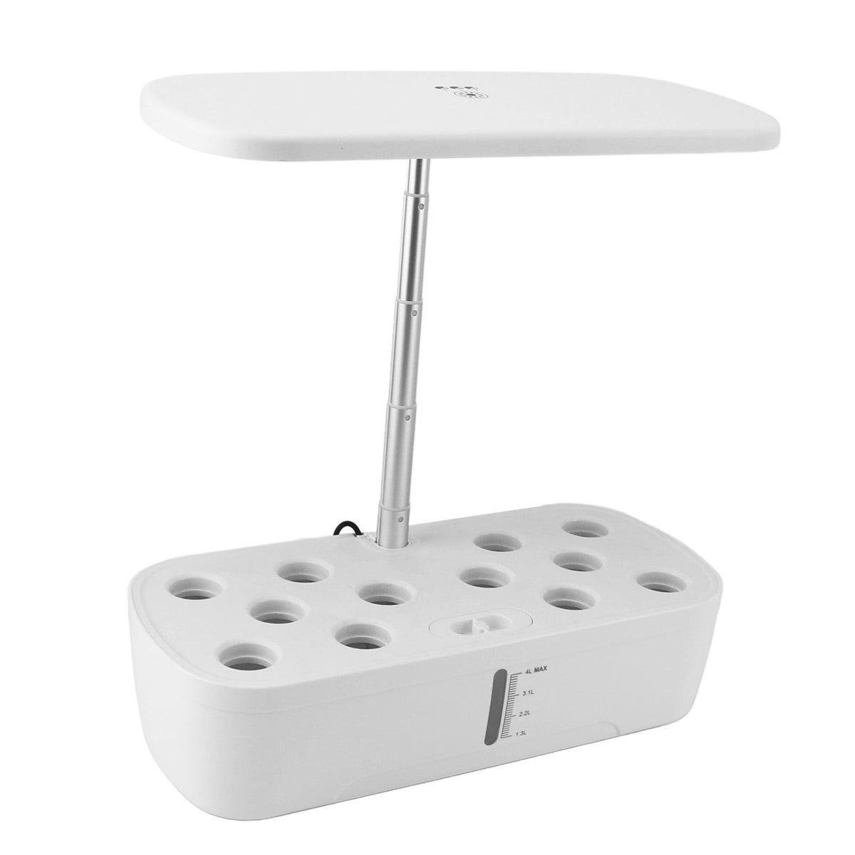 12 Pod Indoor Hydroponic Garden Kit with LED Grow Light