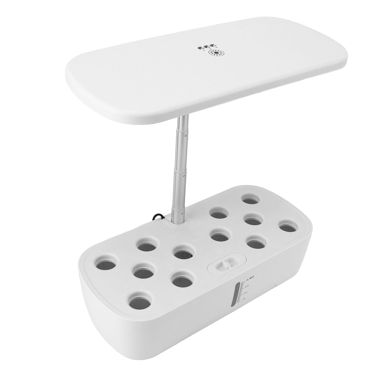 12 Pod Indoor Hydroponic Garden Kit with LED Grow Light