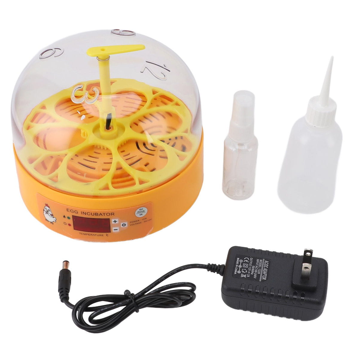 6 Egg Automatic Incubator with Egg Turner – Temperature Control