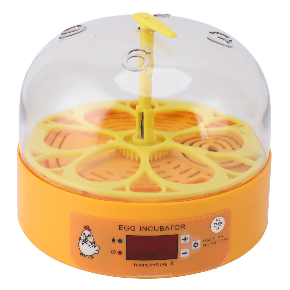 6 Egg Automatic Incubator with Egg Turner – Temperature Control