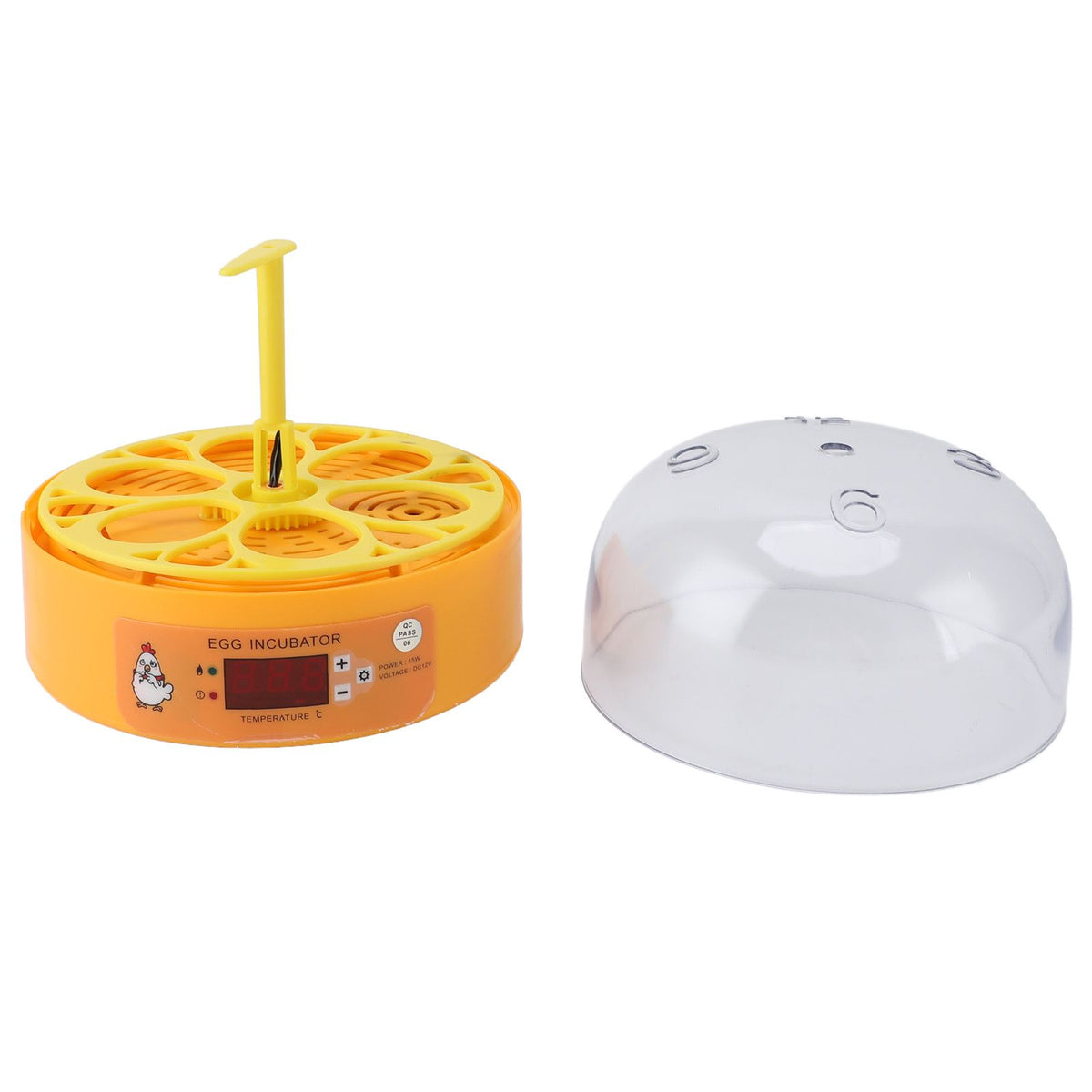 6 Egg Automatic Incubator with Egg Turner and Temperature Control