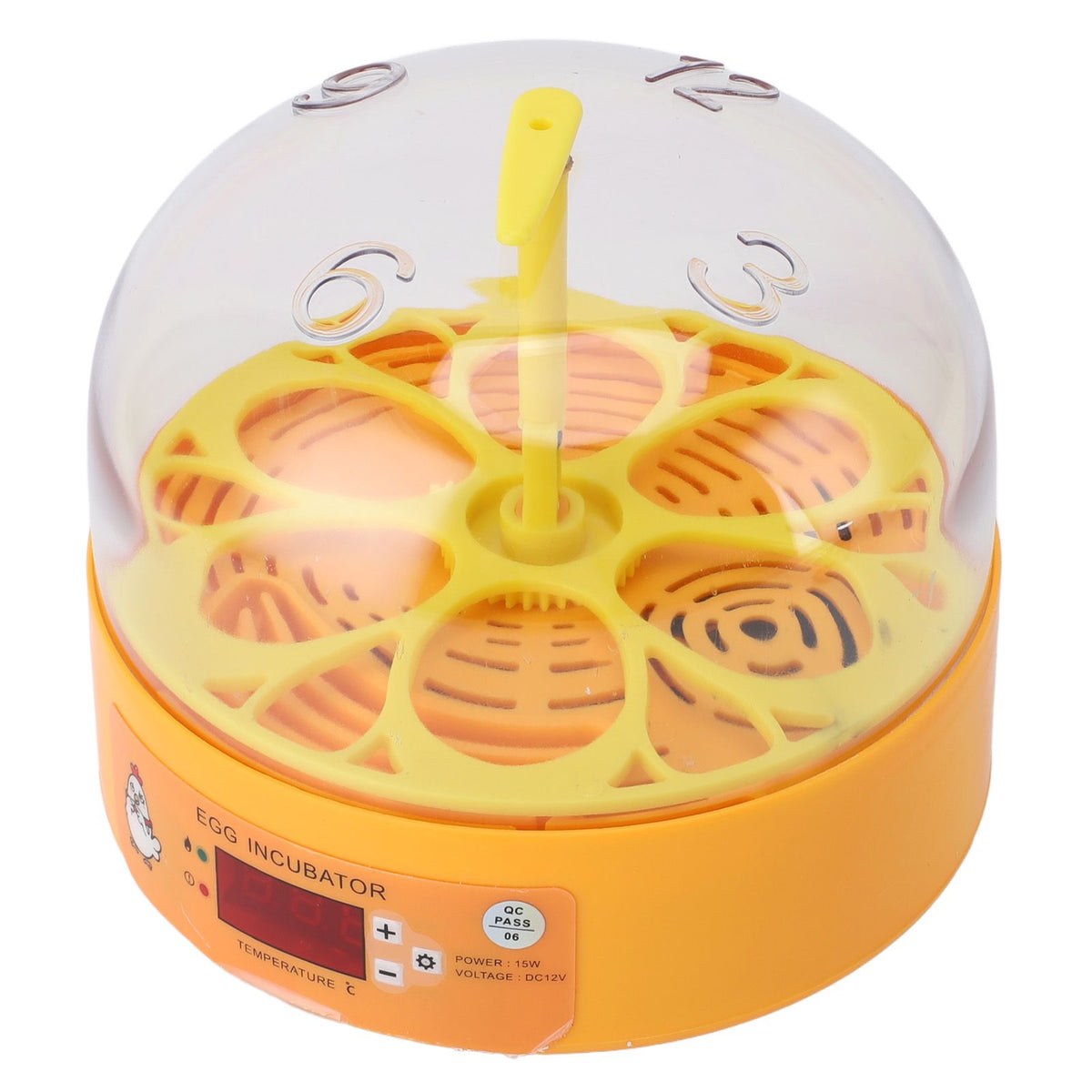 6 Egg Automatic Incubator with Egg Turner and Temperature Control