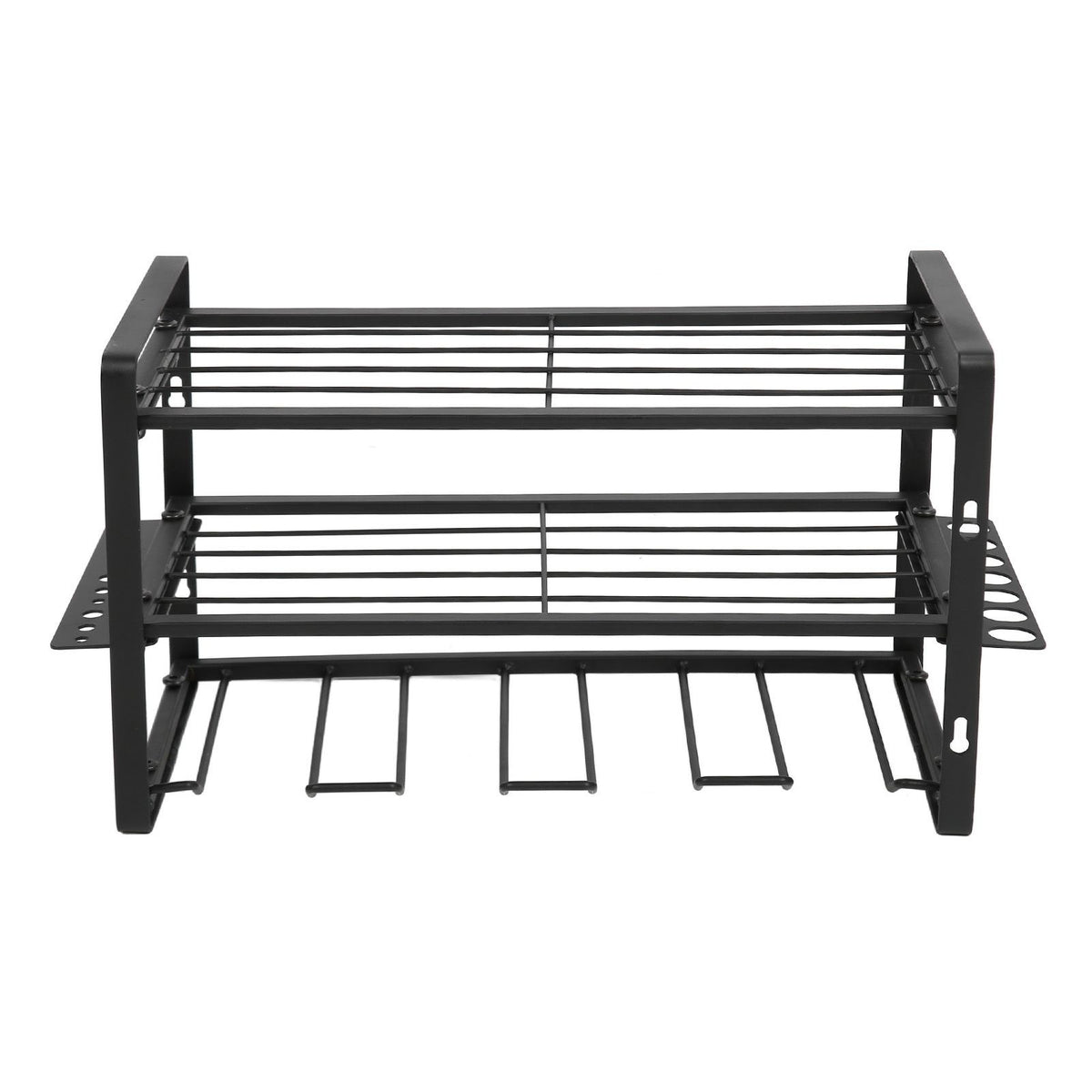 Wall Mount Drill Organiser – Black, 150lb Load Bearing