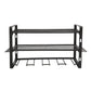 Wall Mount Drill Organiser – Black, 150lb Load Bearing