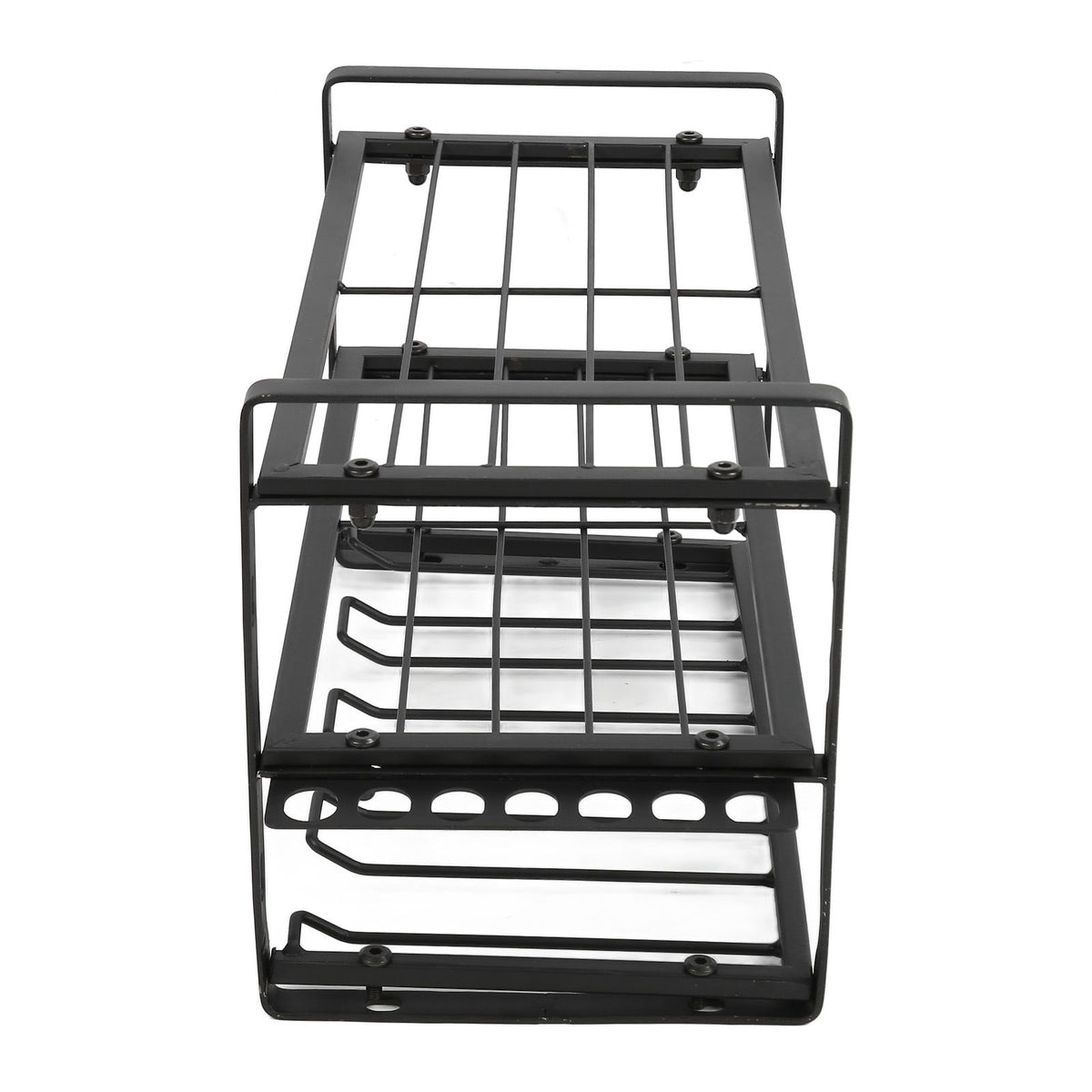 Wall Mount Drill Organiser – Black, 150lb Load Bearing