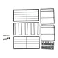 Wall Mount Drill Organiser – Black, 150lb Load Bearing