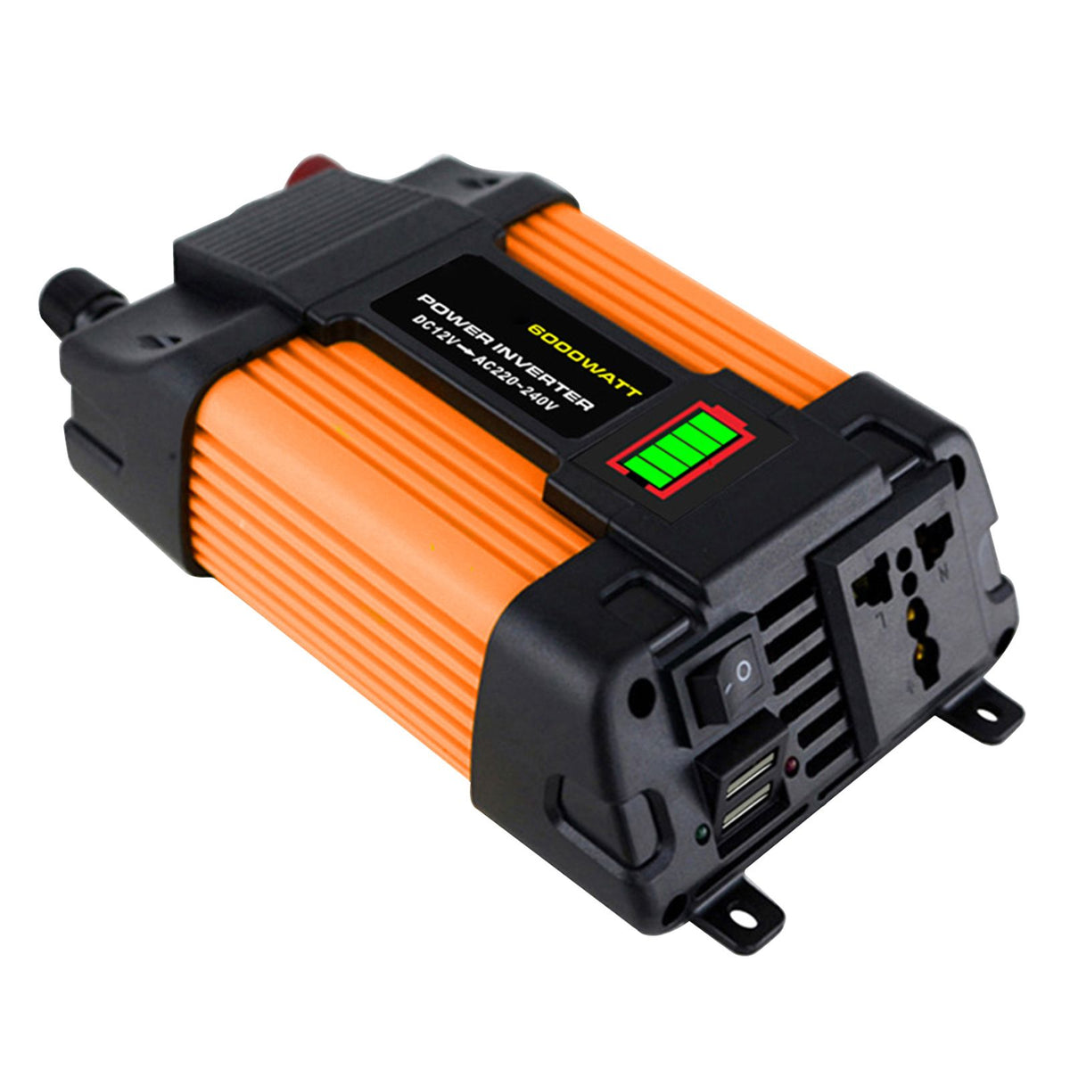 6000W Peak Modified Sine Wave Power Inverter 12V DC to 220V AC