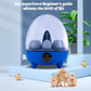 8 Egg Incubator with LED Light – Temperature Control, 360° View