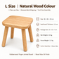 Solid Wood Mini Side Table and Stool – Black, 30x30x30cm