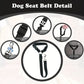 Dog Car Seat Belt – Adjustable Safety Restraint with Zinc Alloy Hook