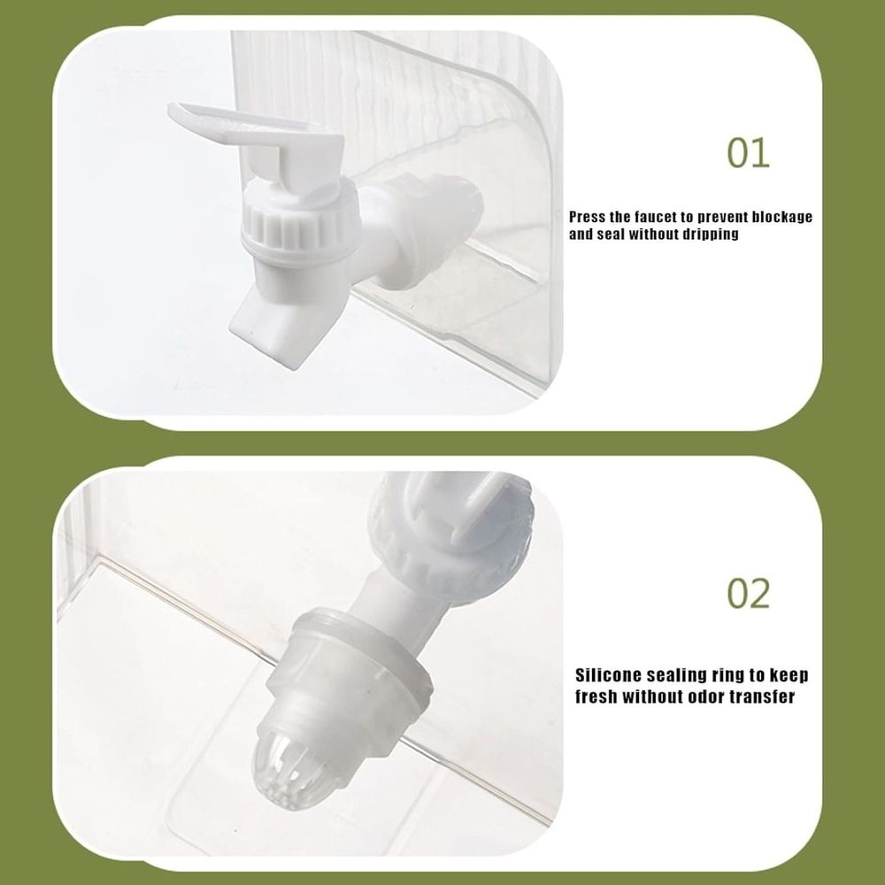 1 Gallon Fridge Drink Dispenser with Spigot – Leakproof