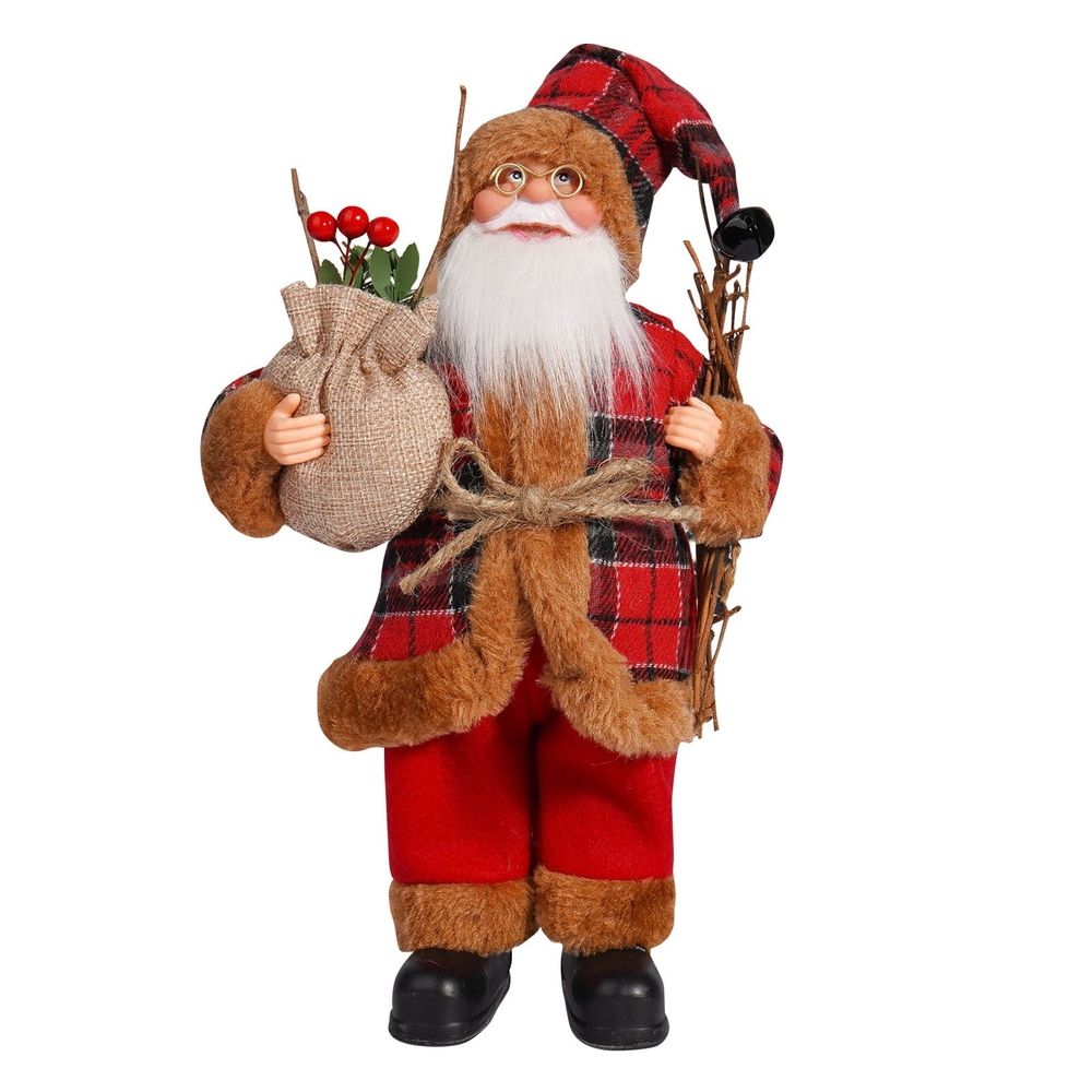 Standing Santa Claus Figurine – Christmas Decoration