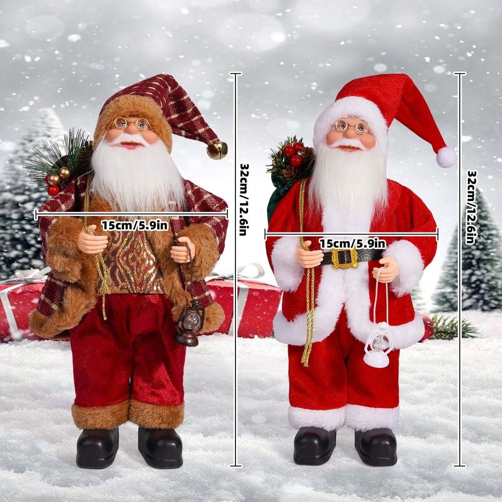 Standing Santa Claus Figurine – Christmas Decoration