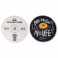 Round Vinyl Record Floor Mat – Black Non-Slip Rug