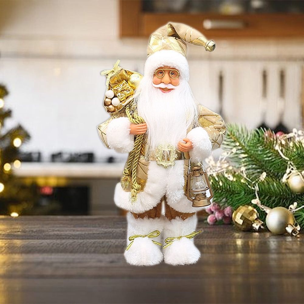 12 Inch Standing Santa Claus Figurine – Christmas Decoration