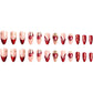 Cherry Heart Embellished Press-On Nails