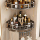 3-Tier Corner Shower Caddy with Hooks – Grey, Rust-Resistant