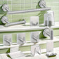 11 Piece Bathroom Shower Accessories Set – Silver Grey
