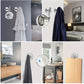 11 Piece Bathroom Shower Accessories Set – Silver Grey