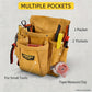 Adjustable Tool Belt – Yellow and Grey, for Tradies and DIY