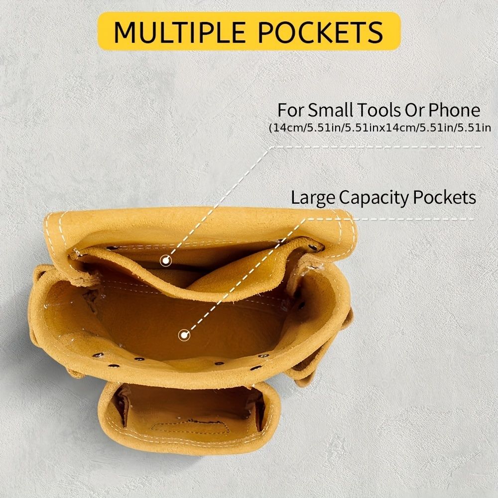 Adjustable Tool Belt – Yellow and Grey, for Tradies and DIY