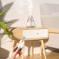Flame Aroma Diffuser – 7 Colour LED, White, Includes 2 Essential Oils