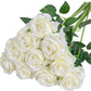 25 Piece Artificial Silk Rose Bouquet – Light Purple, Large