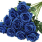 25 Piece Artificial Silk Rose Bouquet – Rose Pink, Large