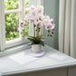 Artificial Phalaenopsis Orchid Plant – Touch Sensitive, Purple 50cm