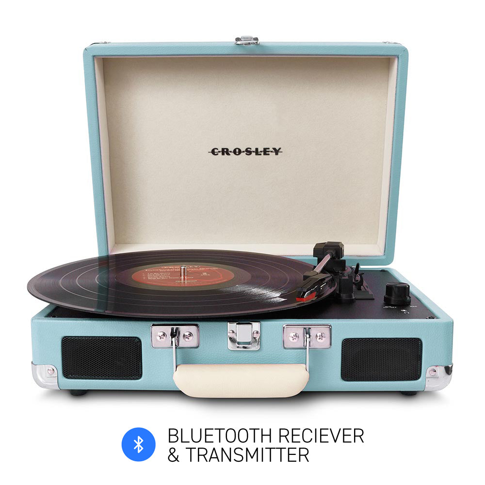 Cruiser Turquoise - Bluetooth Portable Turntable