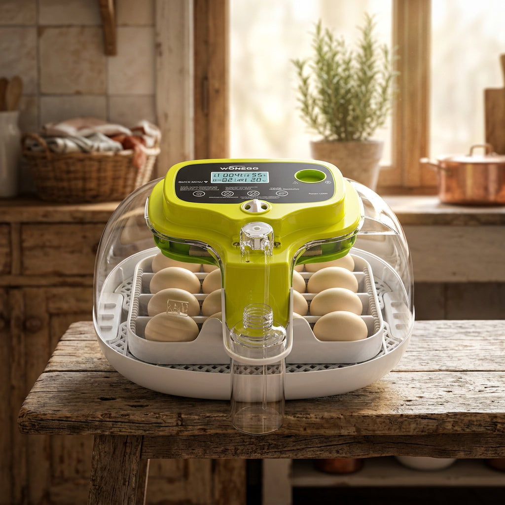 16–30 Egg Automatic Incubator with Egg Candler – Chicken and Duck