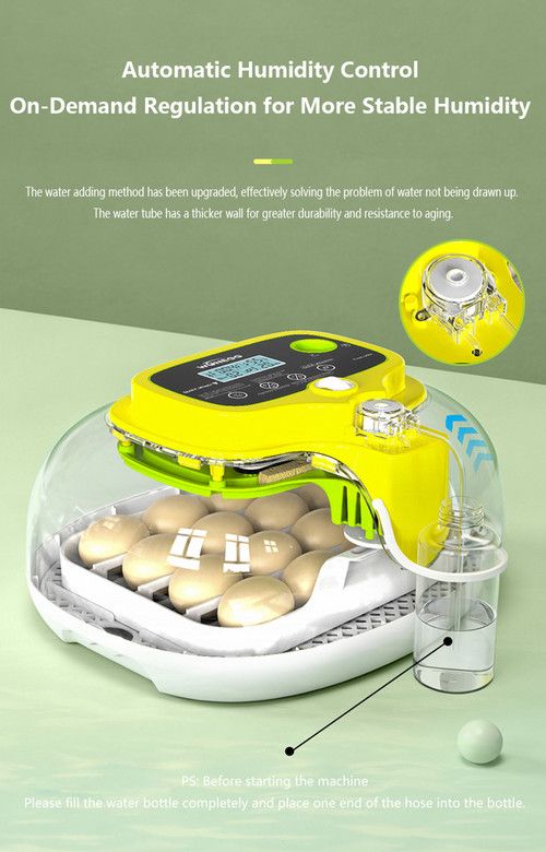 16–30 Egg Automatic Incubator with Egg Candler – Chicken and Duck