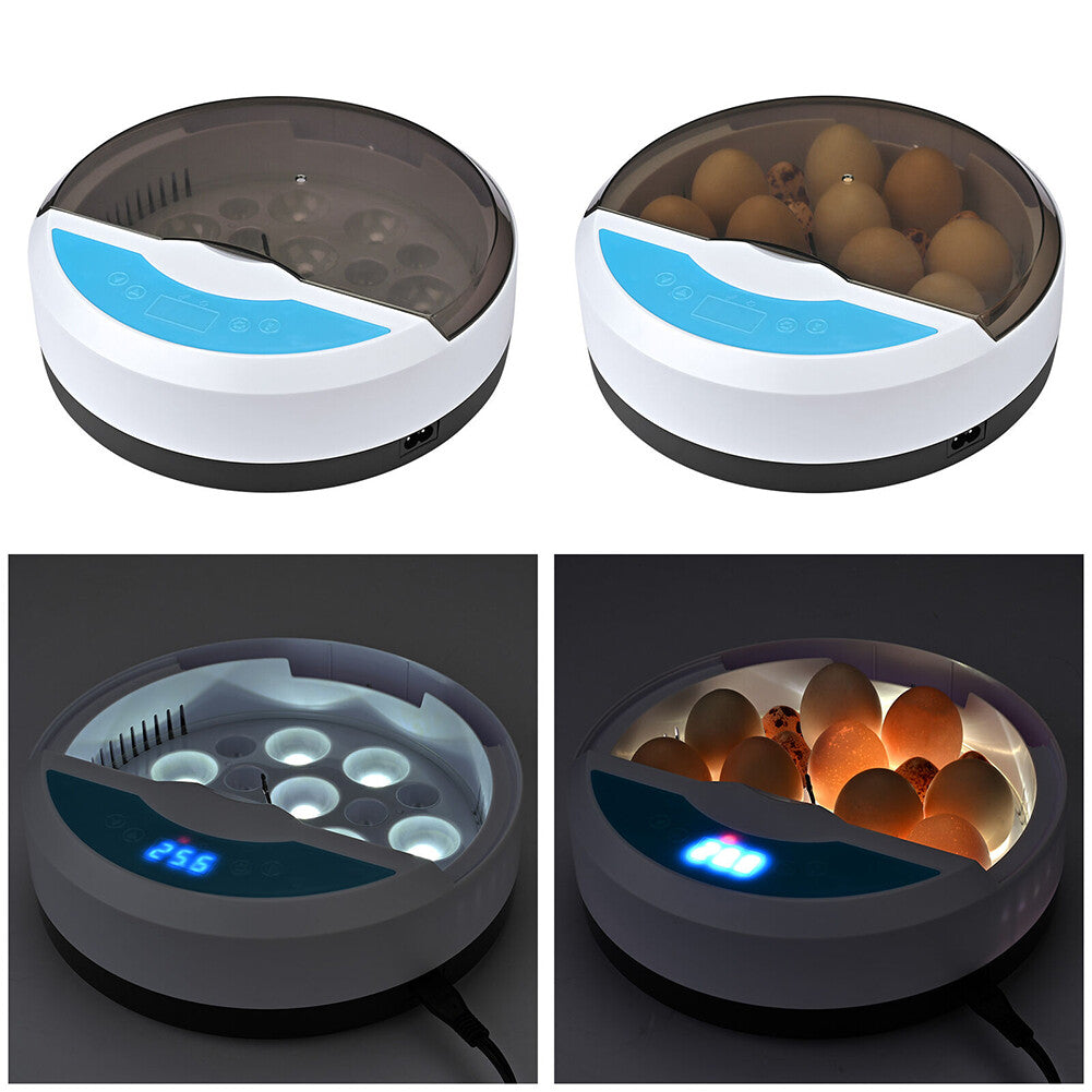 9 Egg Semi-Automatic Incubator – Digital Temperature Control