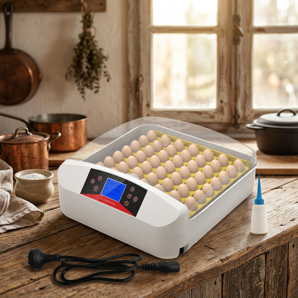 56 Egg Automatic Incubator – LED Digital Display, Chicken and Duck