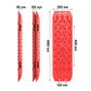 Recovery Tracks Kit with Carry Bag and Mounting Pins – 10T, Red