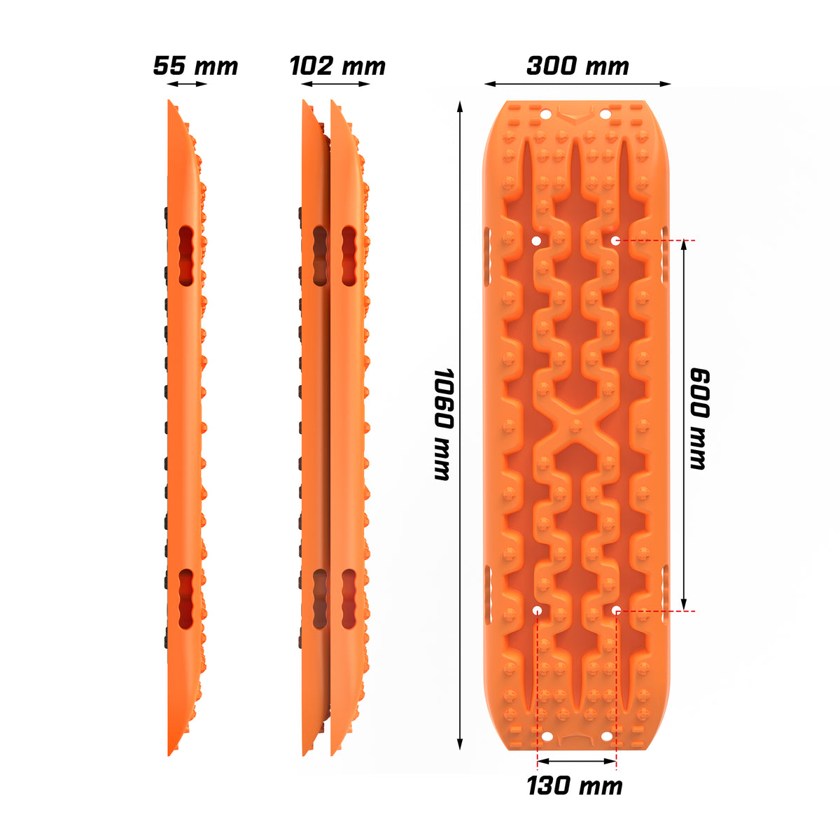 Recovery Tracks 2 Pack – 10 Ton 4WD Sand, Snow and Mud Boards