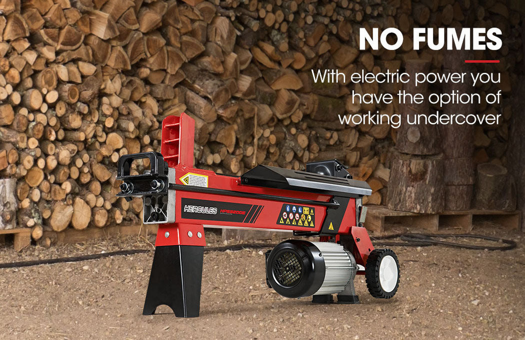 AG 9 Ton Electric Log Splitter 9T Wood Cutter Hydraulic Fire Wood Block Axe Small Machine