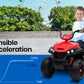 KIDS Electric Ride On ATV Quad Bike Battery Powered, Red and Black