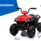 KIDS Electric Ride On ATV Quad Bike Battery Powered, Red and Black