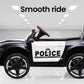 KIDS Ride-On Car Mustang Children Police Patrol Electric Toy w/ Remote Control Black/White