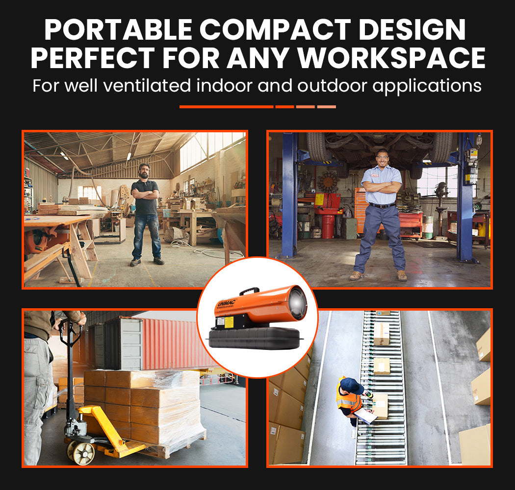 20KW Portable Industrial Diesel Indirect Forced Air Space Heater