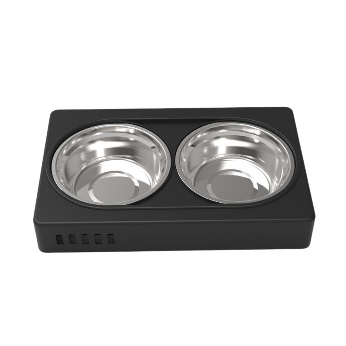 Elevated Raised Pet Feeder with Double Bowl (Black) FI-FD-119-SY